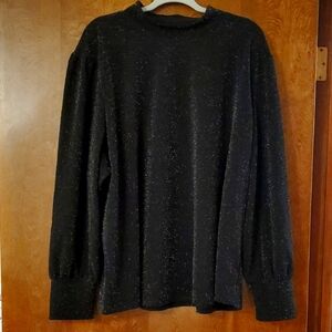Maurices Black Sparkle Sweater, size 4X